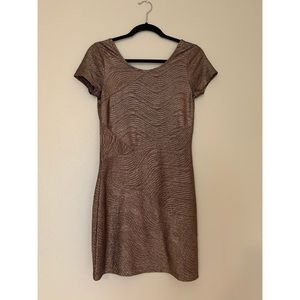 Free People Bronze Mini Dress